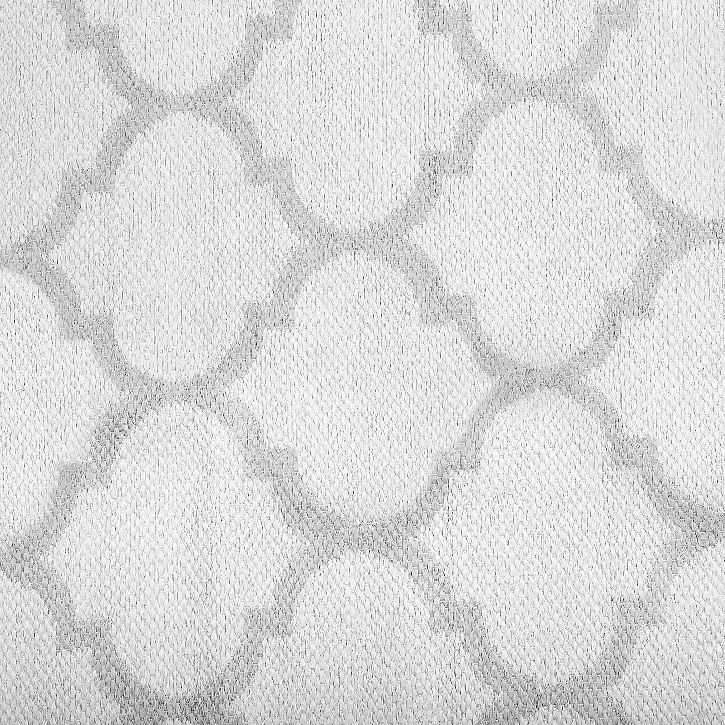 Outdoor Teppich grau 140 x 200 cm marokkanisches Muster zweiseitig Kurzflor AKSU