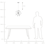 Hängelampe MAGUSE Metall Silber