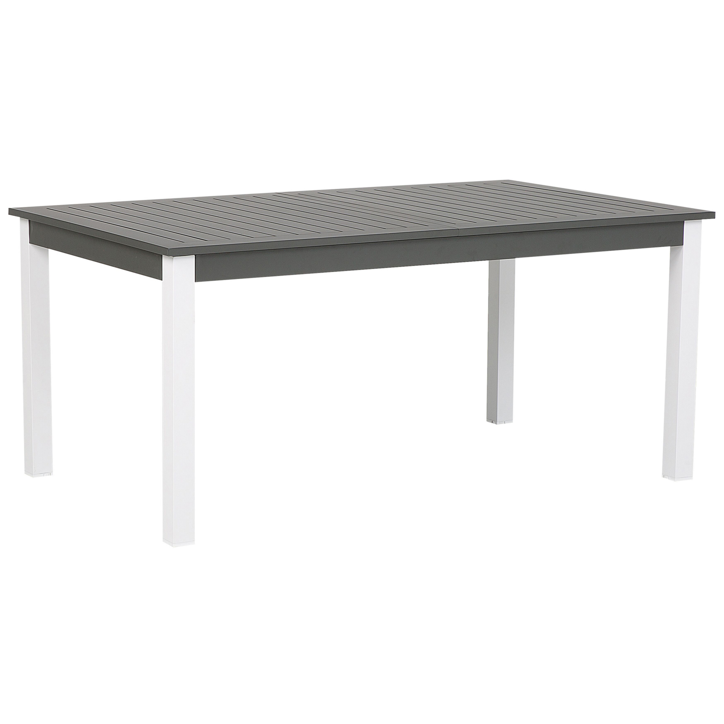 Gartenmöbel Set 8-Sitzer PANCOLE inkl. Kissen Metall Grau