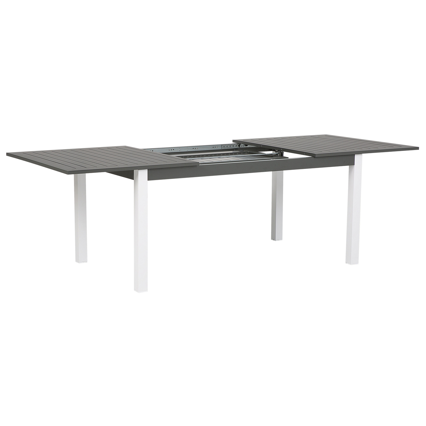 Gartenmöbel Set 8-Sitzer PANCOLE inkl. Kissen Metall Grau