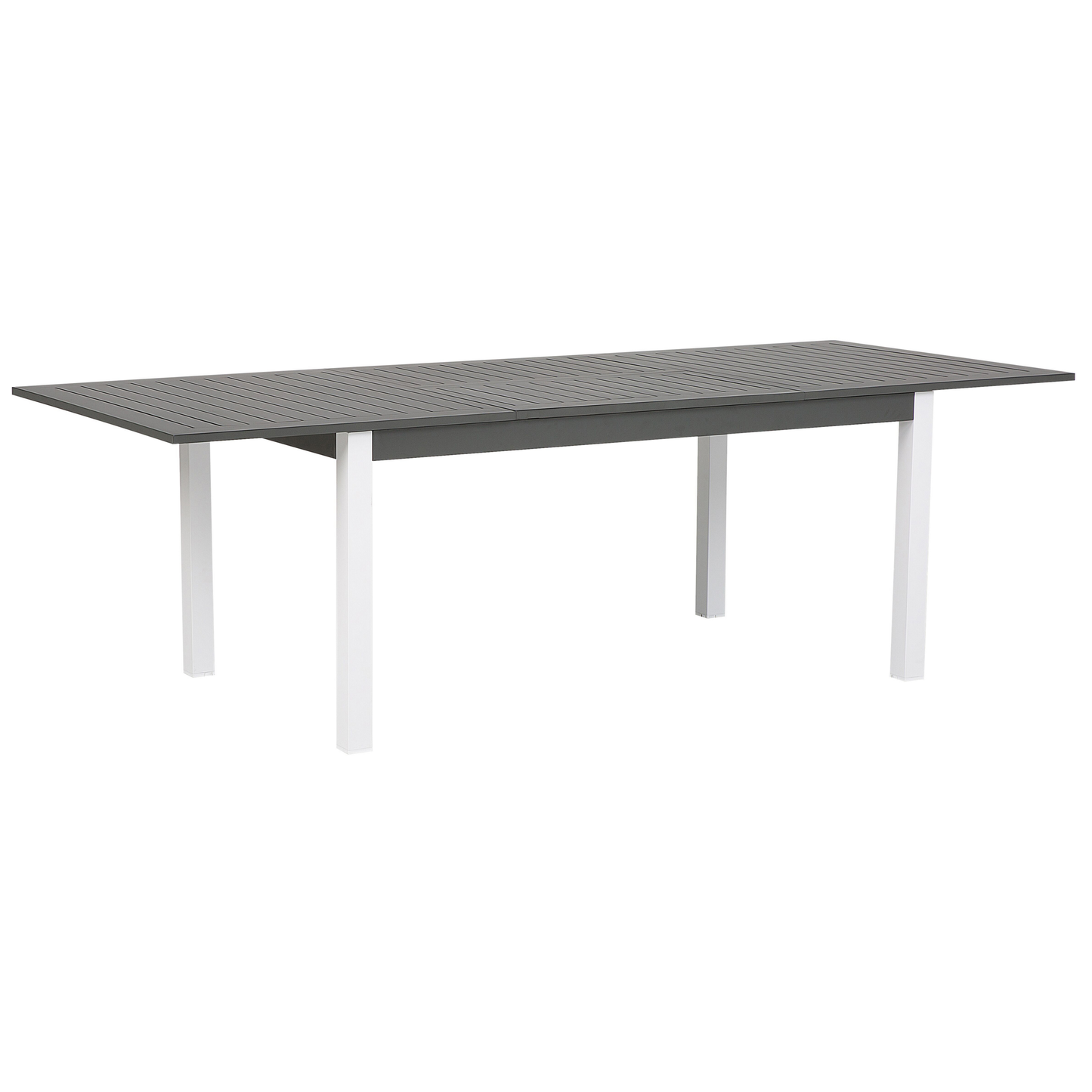 Gartenmöbel Set 8-Sitzer PANCOLE inkl. Kissen Metall Grau