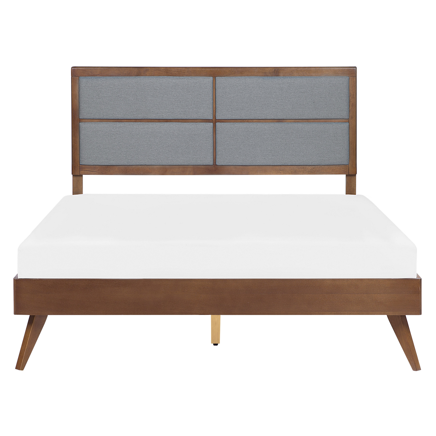 Bett mit Lattenrost POISSY 160 x 200 cm Dunkle Esche