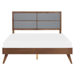 Bett mit Lattenrost POISSY 160 x 200 cm Dunkle Esche