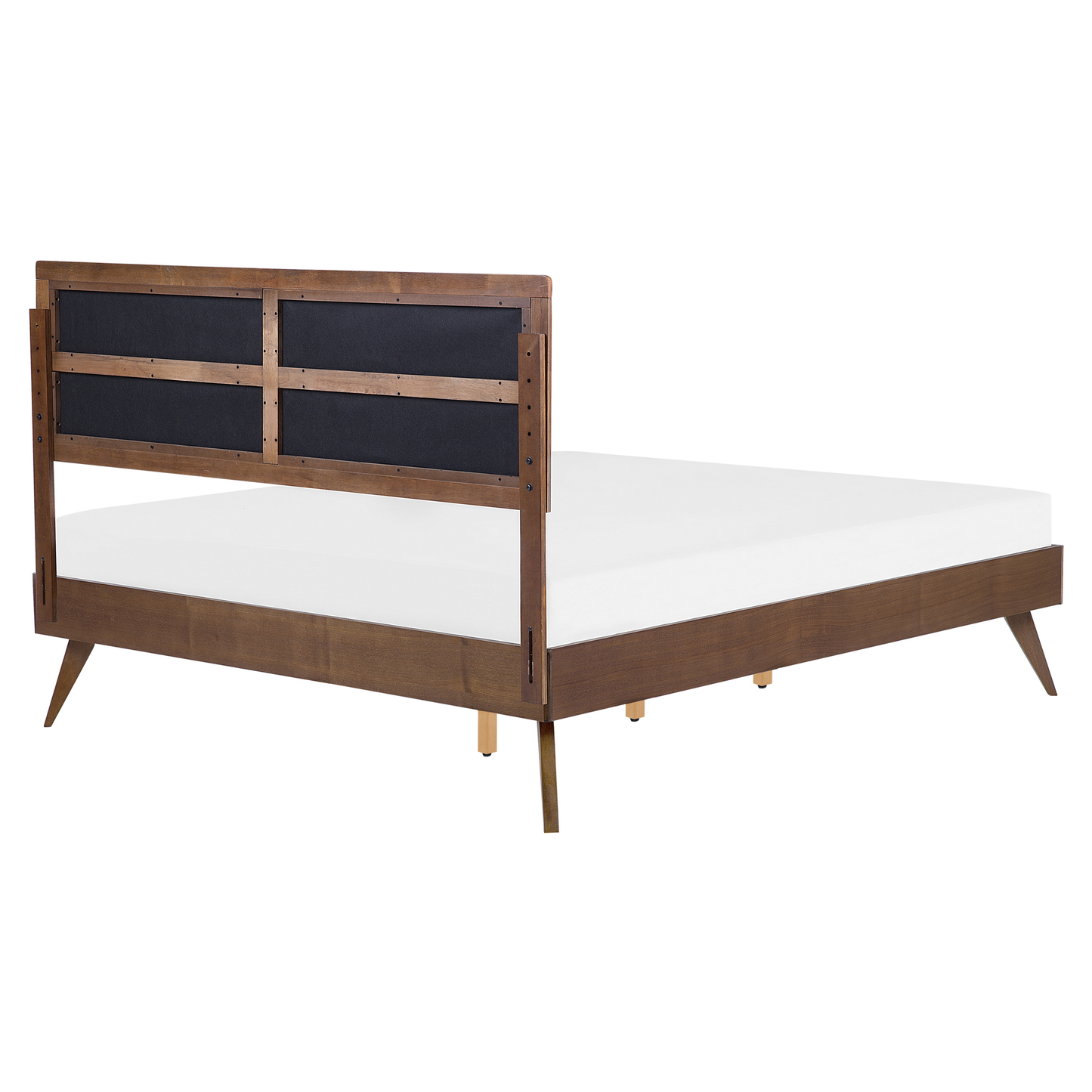 Bett mit Lattenrost POISSY 160 x 200 cm Dunkle Esche