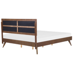 Bett mit Lattenrost POISSY 180 x 200 cm Dunkle Esche