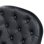 Bürostuhl drehbar PRINCESS Kunstleder Schwarz