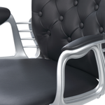 Bürostuhl drehbar PRINCESS Kunstleder Schwarz