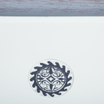 Blumenkübel ELATEIA Stein 37 cm Weiss