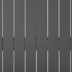 Gartenmöbel Set 6-Sitzer CASCAIS inkl. Kissen Polyrattan Grau