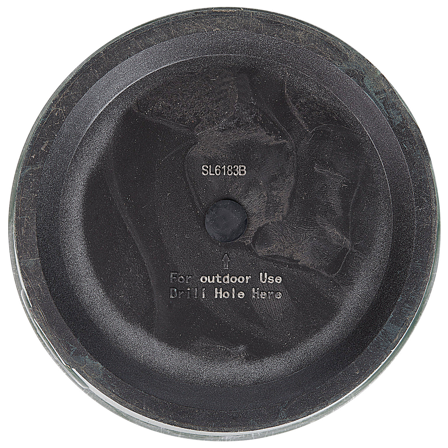 Blumentopf dunkelbraun Rostoptik rund 41 x 41 x 37 cm VARI