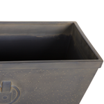 Blumenkübel PORIA Stein 60 cm Braun