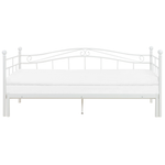 Ausziehbett Metall TULLE 90 x 200 cm Weiss