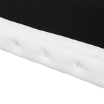 2-Sitzer Sofa Kunstleder weiss VISSLAND