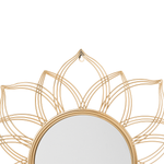 Wandspiegel MILLY 67 cm 67 cm Metall Gold