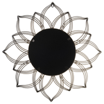Wandspiegel MILLY 67 cm 67 cm Metall Gold