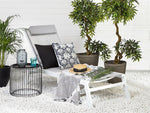 Gartenliege Aluminium Textilbespannung grau CATANIA II