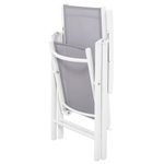 Gartenstuhl 6er Set CATANIA Metall Grau