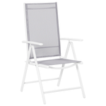 Gartenmöbel Set 6-Sitzer CATANIA Metall Grau