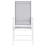 Gartenmöbel Set 6-Sitzer CATANIA Metall Grau