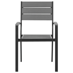 Gartenstuhl 4er Set PRATO Grau