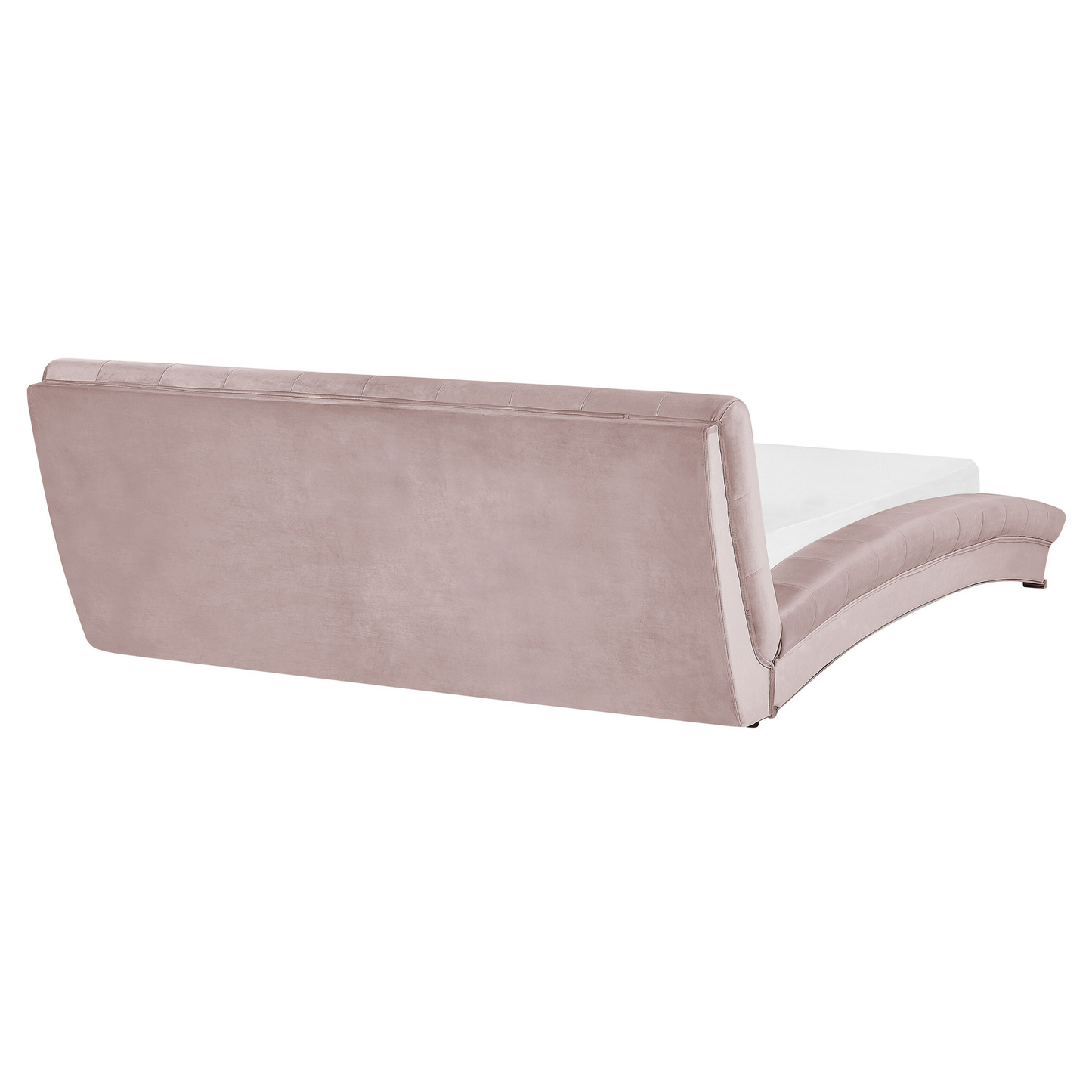 Wasserbett Samtstoff rosa 160 x 200 cm LILLE