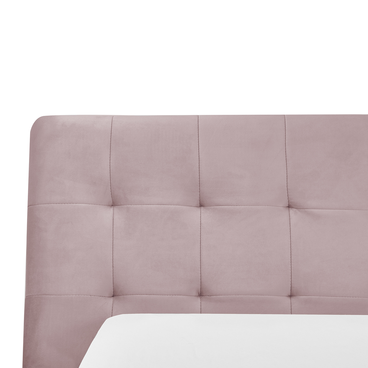 Wasserbett Samtstoff rosa 160 x 200 cm LILLE