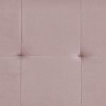 Wasserbett Samtstoff rosa 160 x 200 cm LILLE