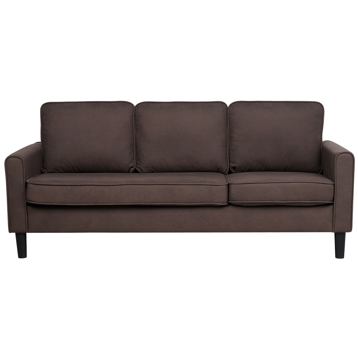 3-Sitzer Sofa braun mit Ottomane AVESTA