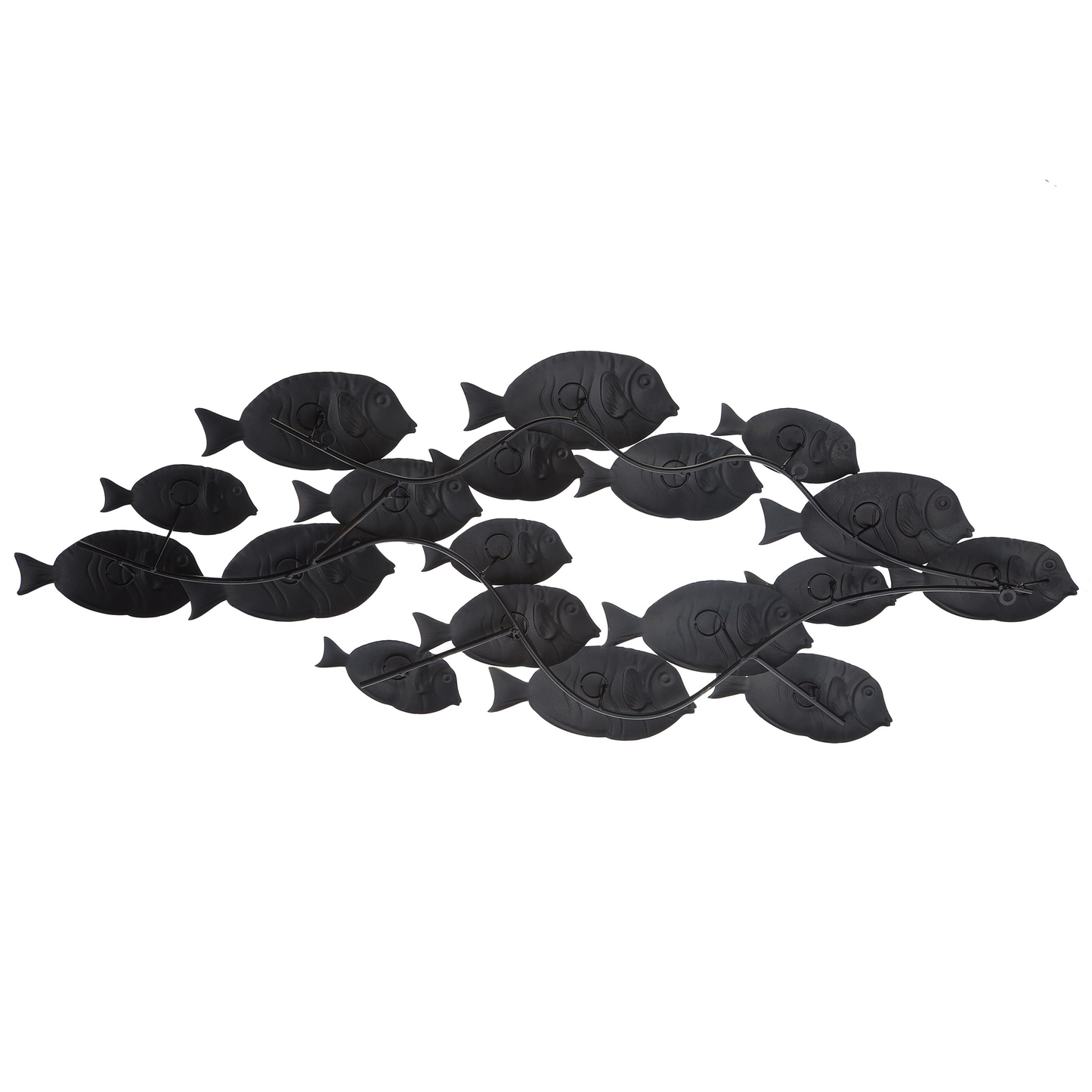 Wandobjekt Fisch FERMIUM Metall 47 cm Bunt