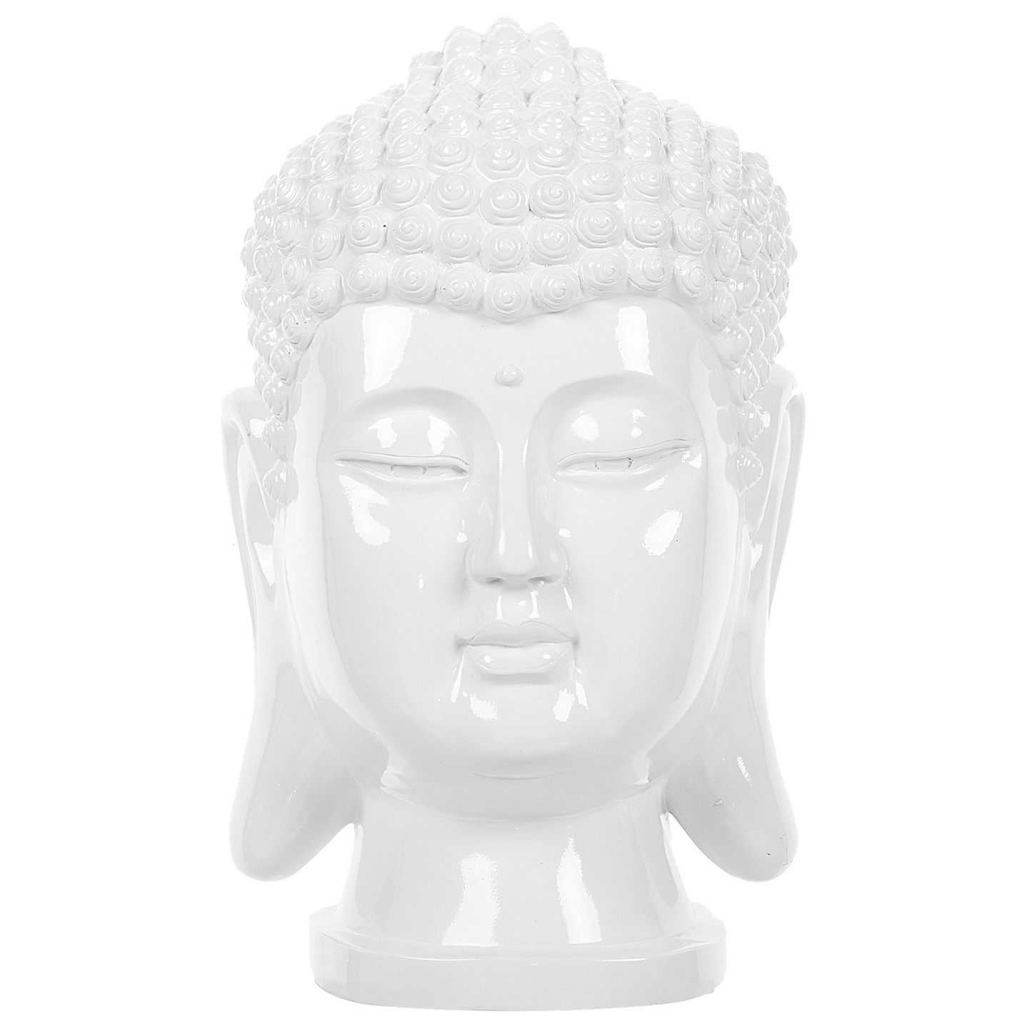 Dekofigur BUDDHA Weiss