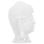 Dekofigur BUDDHA Weiss