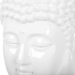 Dekofigur BUDDHA Weiss