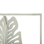 Wandobjekt Blatt PALLADIUM Metall 90 cm Gold