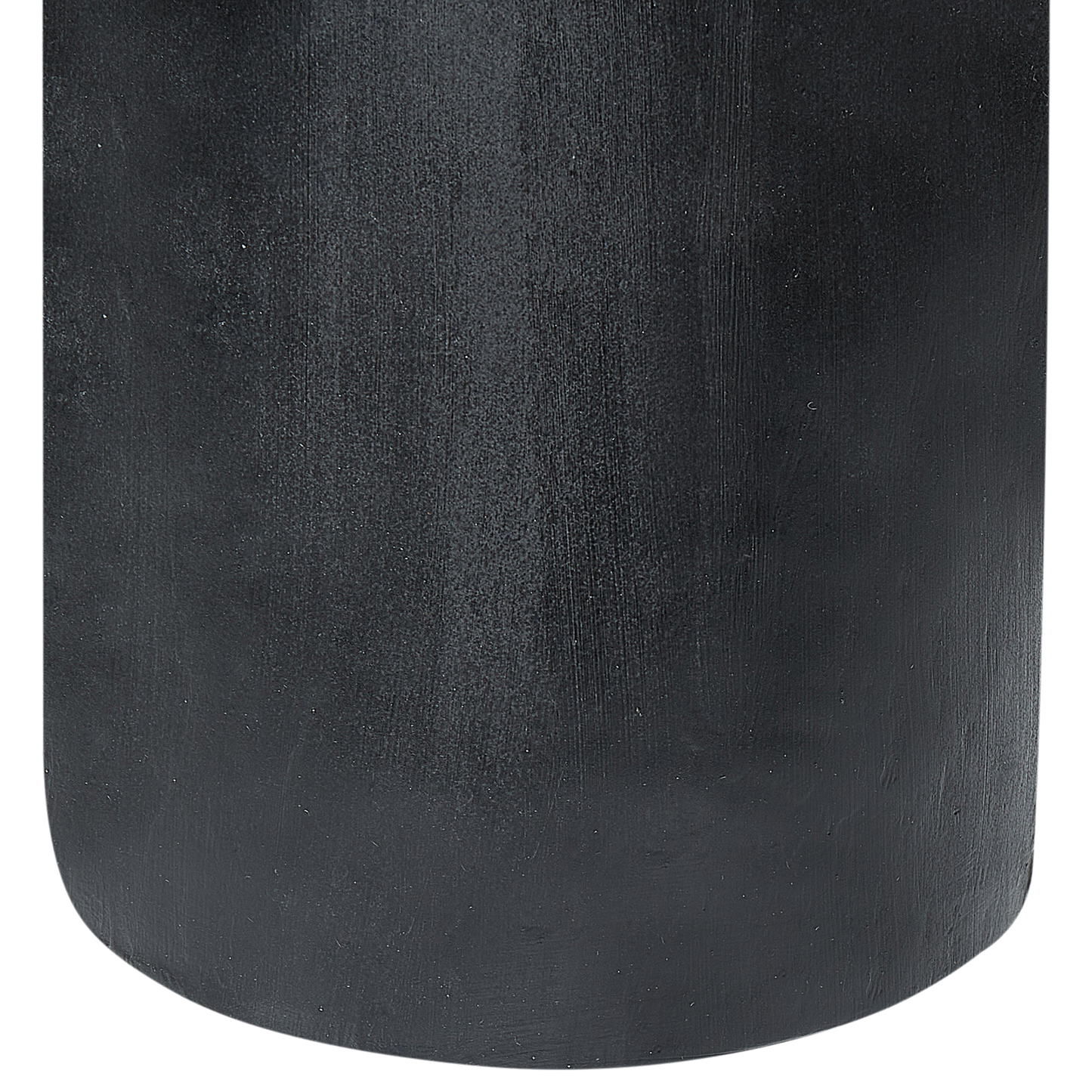 Terrakotta Dekovase 54 cm Schwarz Gold EMONA
