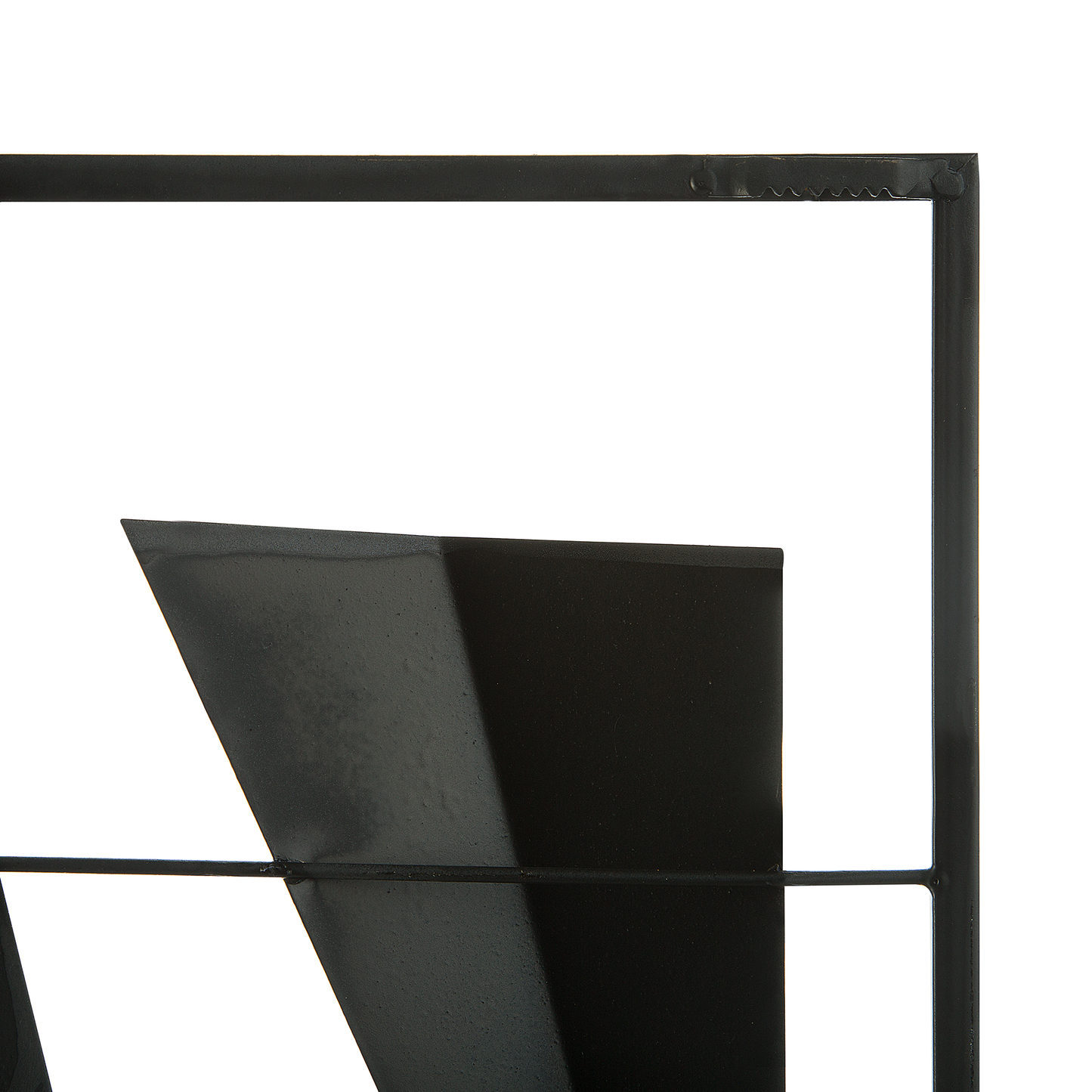 Wandobjekt ZINC Metall 50 cm Blau
