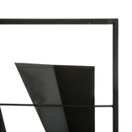 Wandobjekt ZINC Metall 50 cm Blau