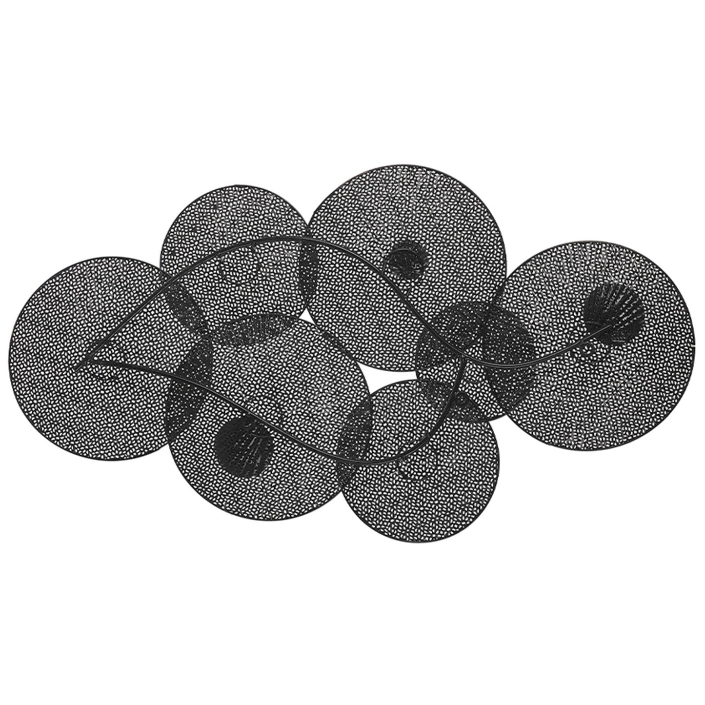 Wandobjekt POLONIUM Metall 49 cm Bunt
