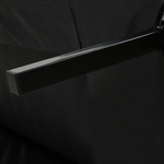 Schlafsofa 3-Sitzer Polsterbezug dunkelblau / silber BRISTOL II