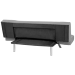 3-Sitzer Schlafsofa hellgrau / silber BRISTOL II