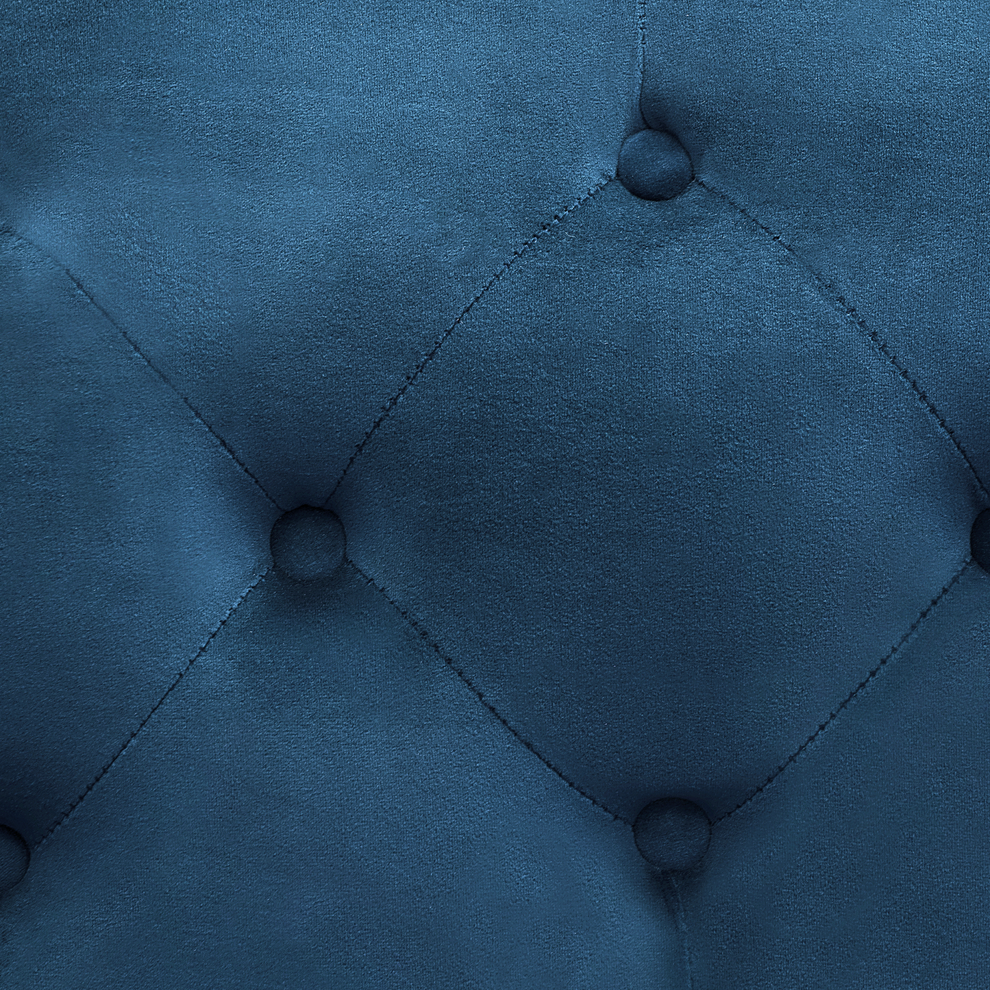 3-Sitzer Sofa Samtstoff marineblau SKIEN