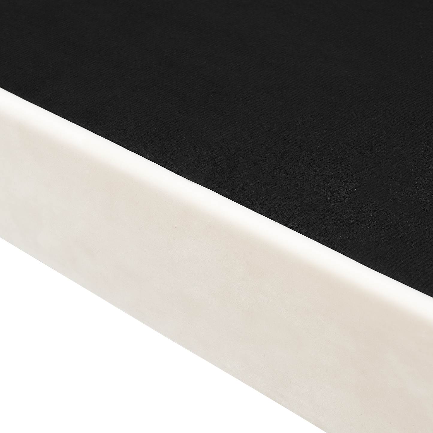 3-Sitzer Sofa Samtstoff beige SKIEN