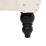 3-Sitzer Sofa Samtstoff beige SKIEN