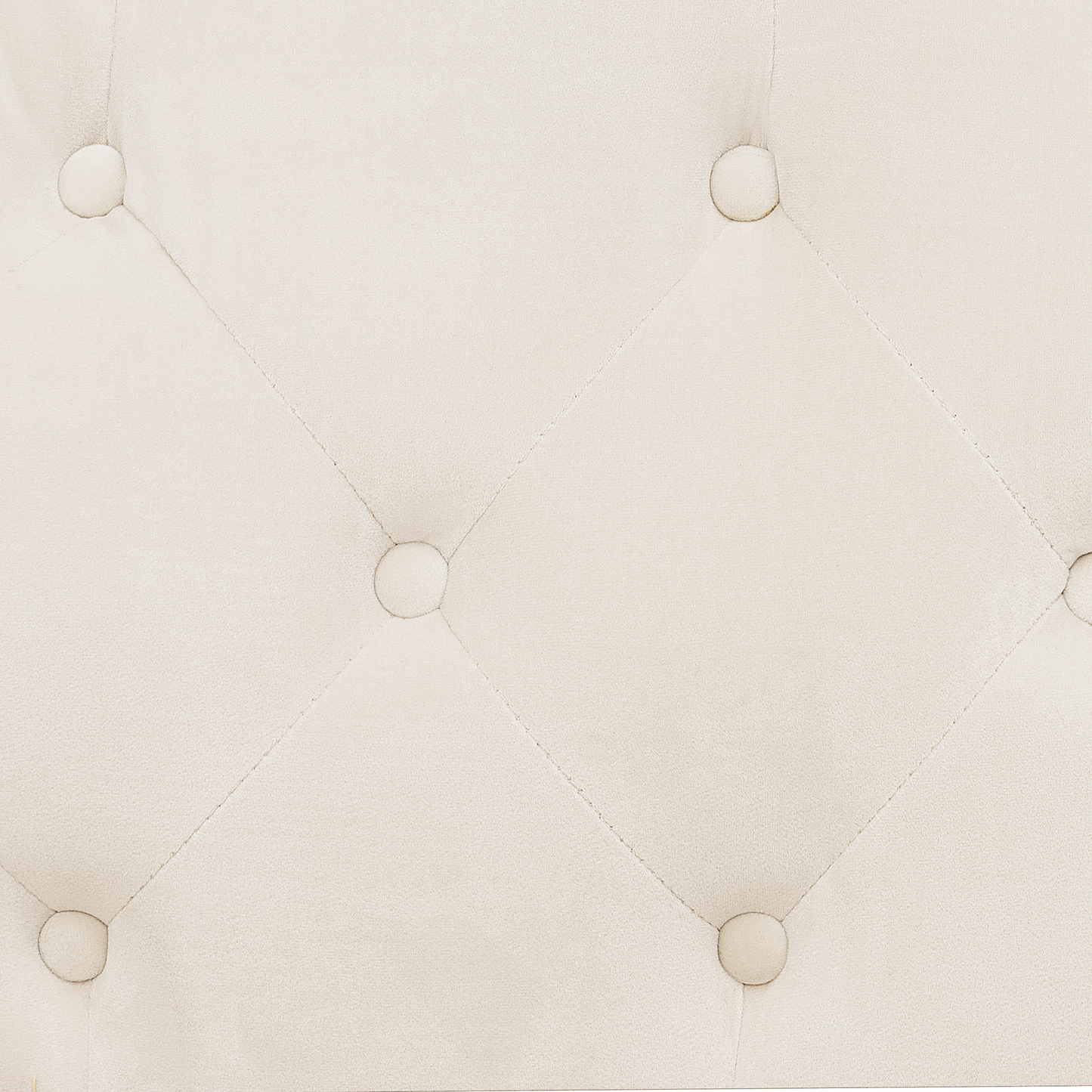 3-Sitzer Sofa Samtstoff beige SKIEN