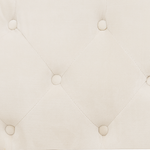 3-Sitzer Sofa Samtstoff beige SKIEN