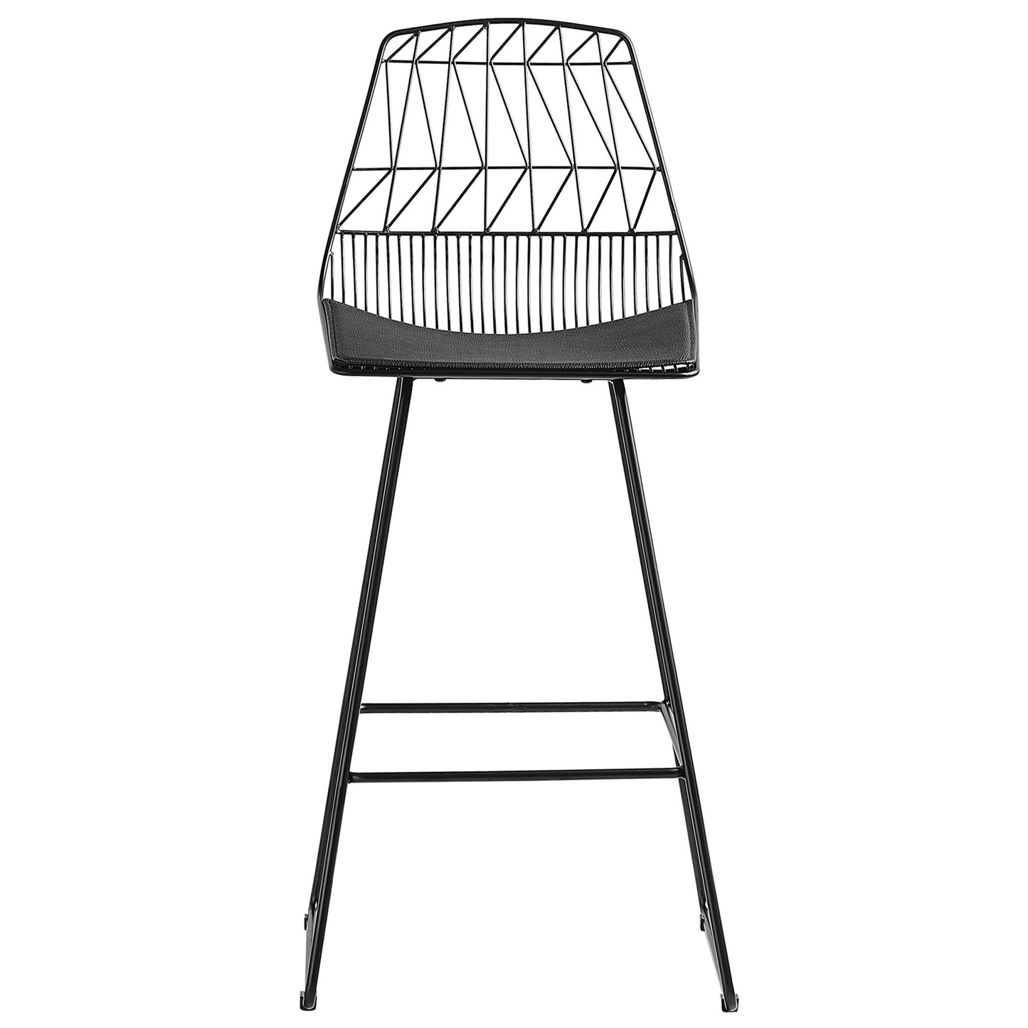 Set mit 2 Barstühlen PRESTON Metall Schwarz