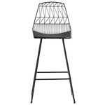 Set mit 2 Barstühlen PRESTON Metall Schwarz