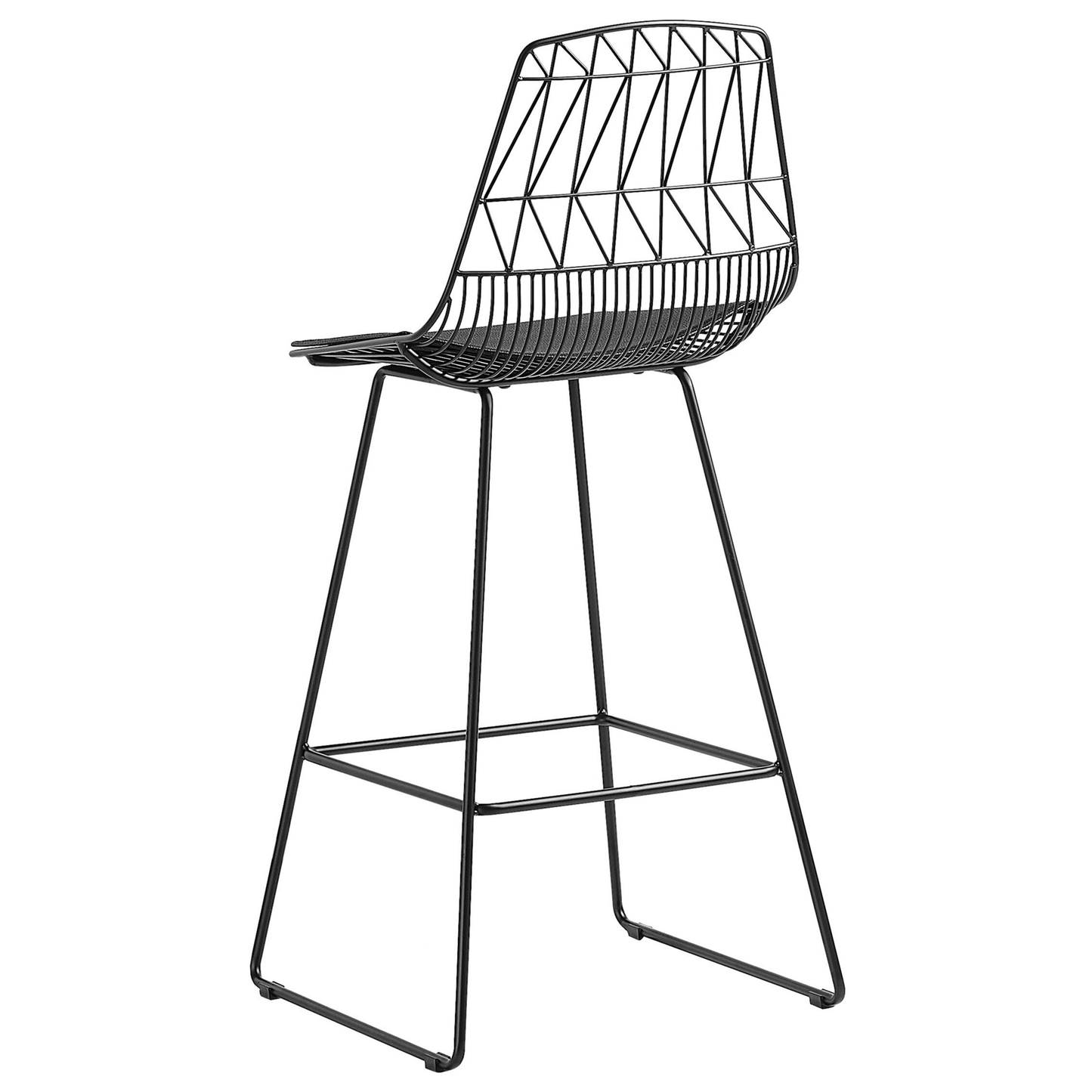 Set mit 2 Barstühlen PRESTON Metall Schwarz