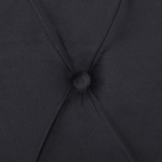 Bett mit Lattenrost Samtstoff AVALLON 140 x 200 cm Schwarz