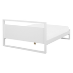 Holzbett weiss Lattenrost 140 x 200 cm GIULIA