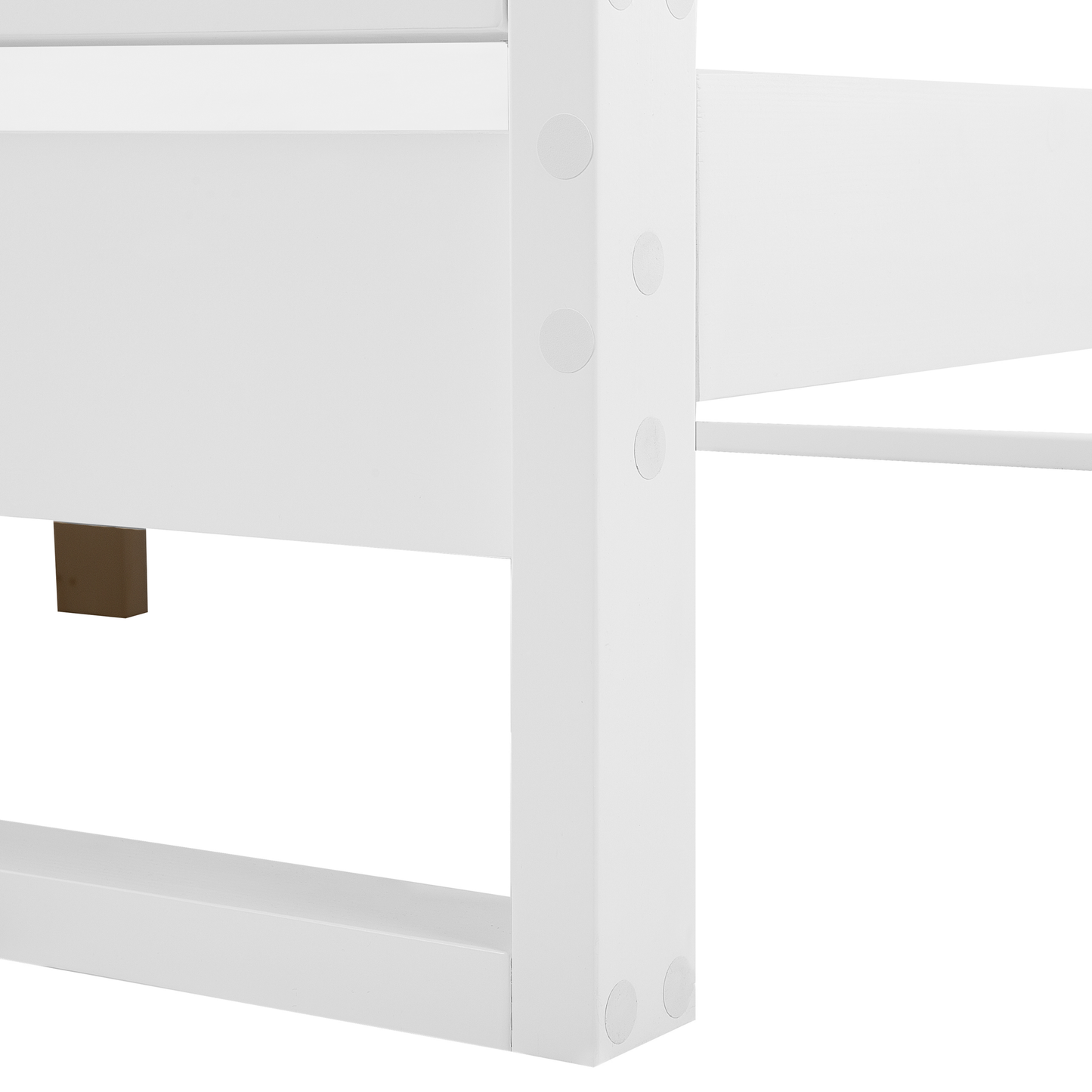 Bett mit Lattenrost Kiefernholz GIULIA 180 x 200 cm Weiss